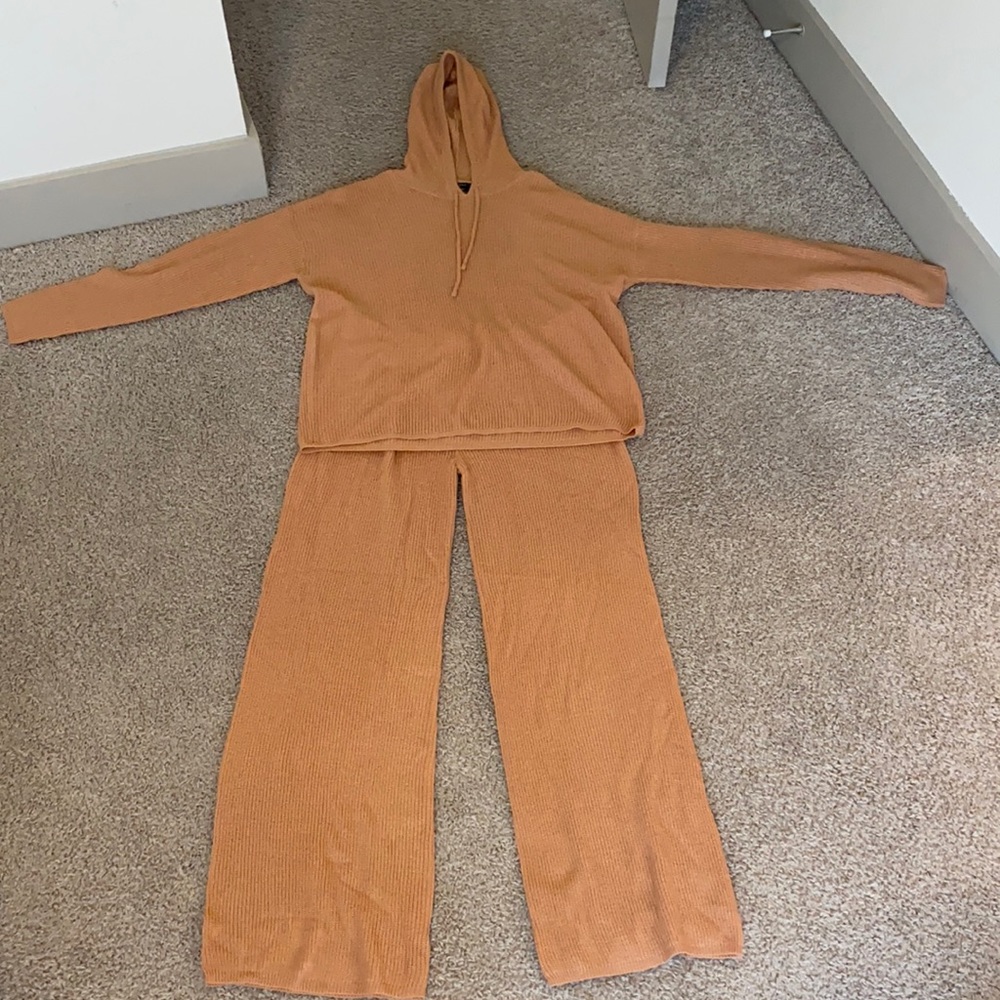 Knitted Loose Fit Hooded Co-ord